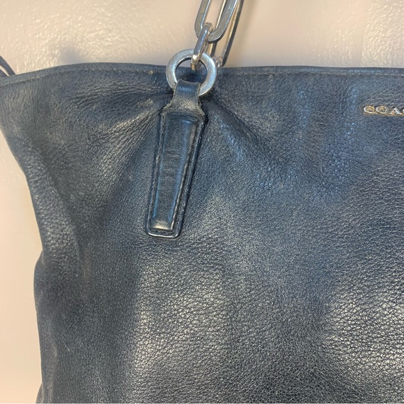 Coach VTG Madison 26769 Distressed Leather Shoulder Tote Bag - Picture 3 of 16